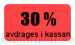 Förtryckt etikett 30%