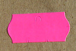 Prisetiketter 26x12mm, flourrosa