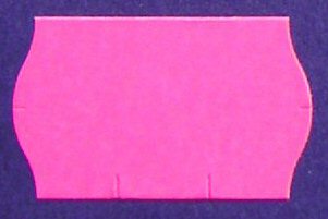 Prisetiketter 26x16mm, flourrosa