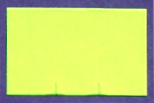 Prisetiketter 26x16mm, rektangulr, fluorgul