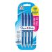 Gelpenna, Papermate Flexigrip, 0,7mm, blå, 4 pack